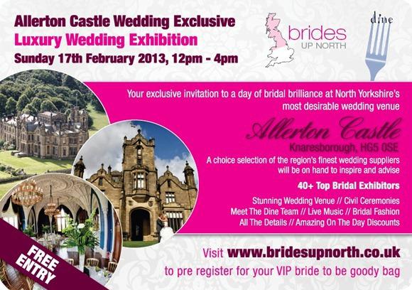 Allerton Castle Luxury Wedding Exhibition