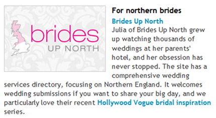 Brides Up North UK Wedding Blog: Best Wedding Blogs 2011