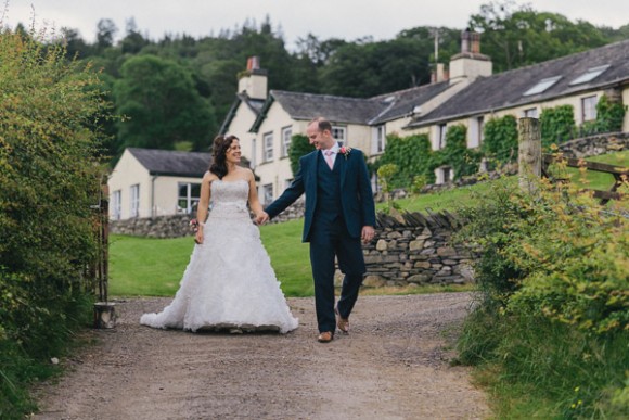 rustic burlap and vintage lace for a lively Lake District wedding – amanda & ben