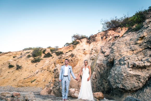 white aisle. a relaxed wedding in Ibiza – vicky & matt