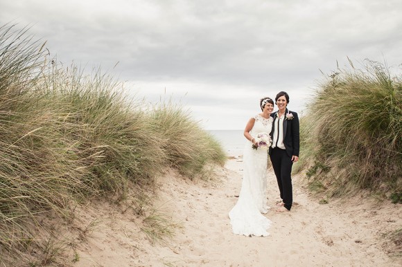 beside the sea. a pretty pastel wedding at newton hall, northumberland – michelle & nikki