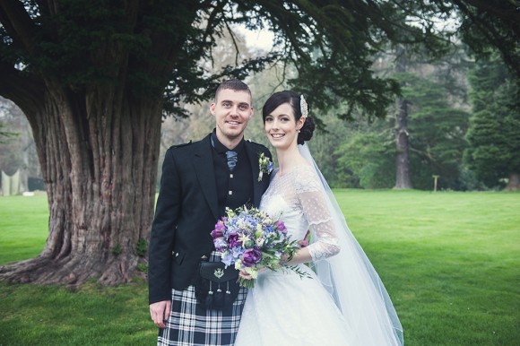 something old, something new. an heirloom dress for a romantic castle wedding in scotland – louise & duncan