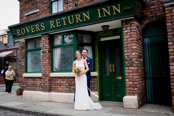 festival wedding chic. watters for a fun celebration in manchester – sally & dan