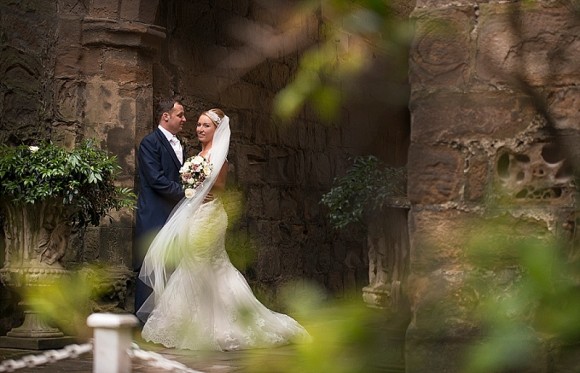 pastel pretty. justin alexander for a romantic wedding at lumley castle – sarah & richy