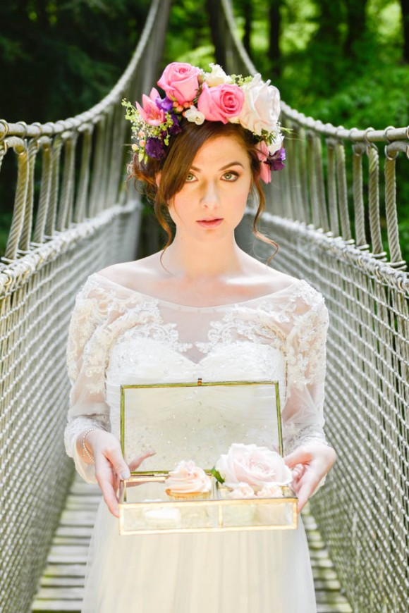 Pretty Styled Bridal Shoot at The Alnwick Garden (c) Kimberley Waterson (9)