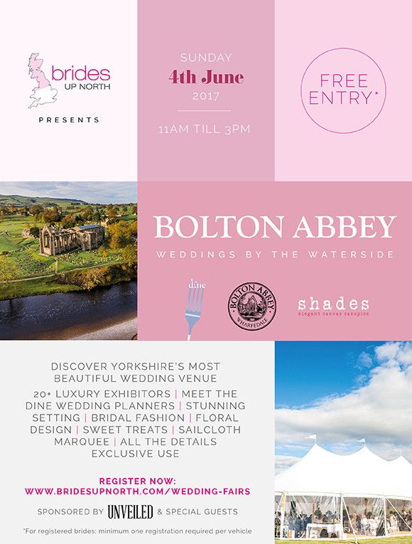 this sunday: its a pop up wedding festival fair at bolton abbey!