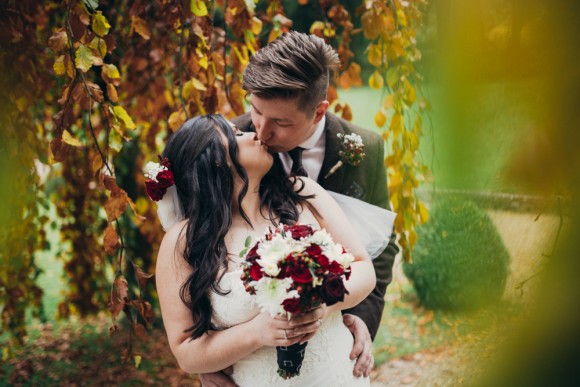 rich raspberries & rustic reds. an elegant autumn wedding at browsholme hall – katie & josh