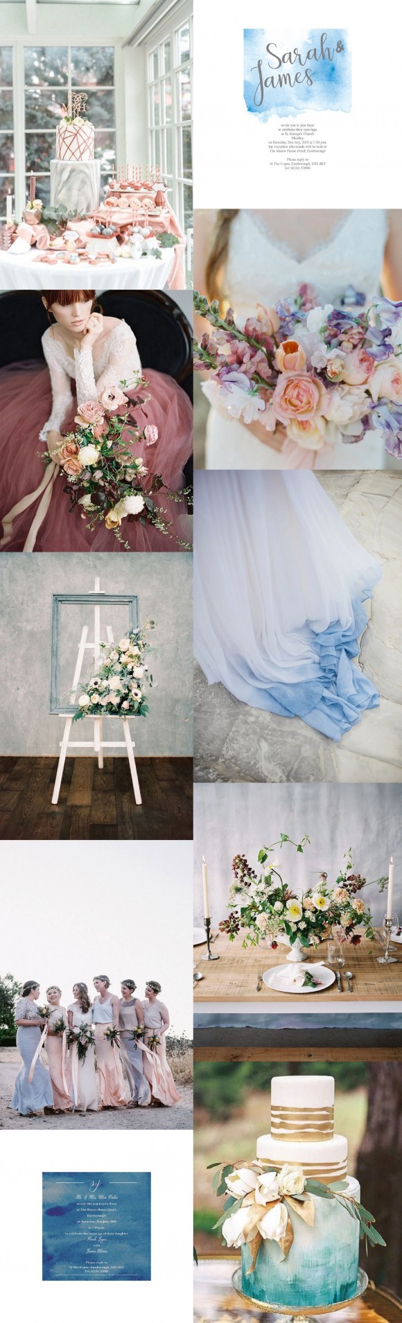 Watercolour Wedding Invitations