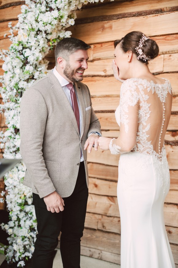 A Blush Wedding at Tower Hill Barns (c) Christina Sarah Photography (41)