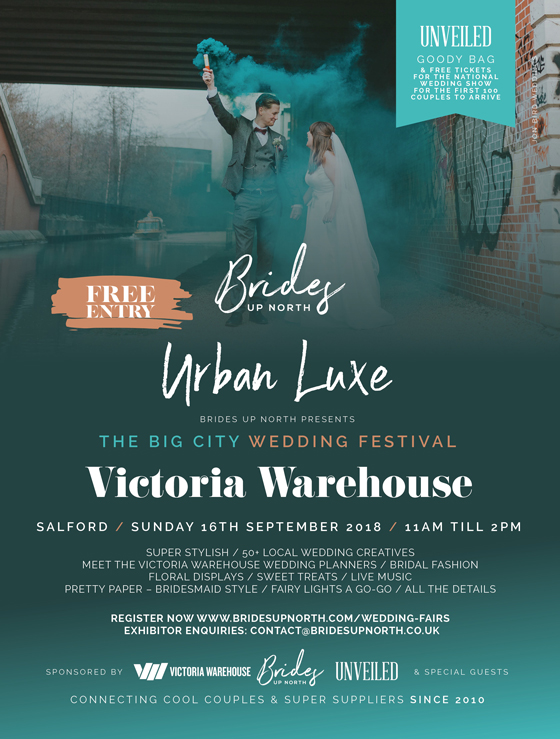 it’s bigcitywedfest’18 at victoria warehouse (whoop!)